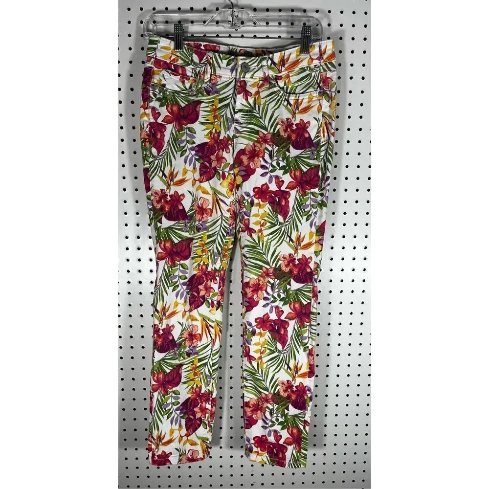 Tommy Bahama floral jeans size 26x28